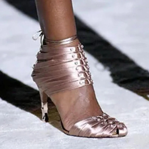 Gucci S/S 2004 Corset Heels size 36C RARE - Picture 7 of 8